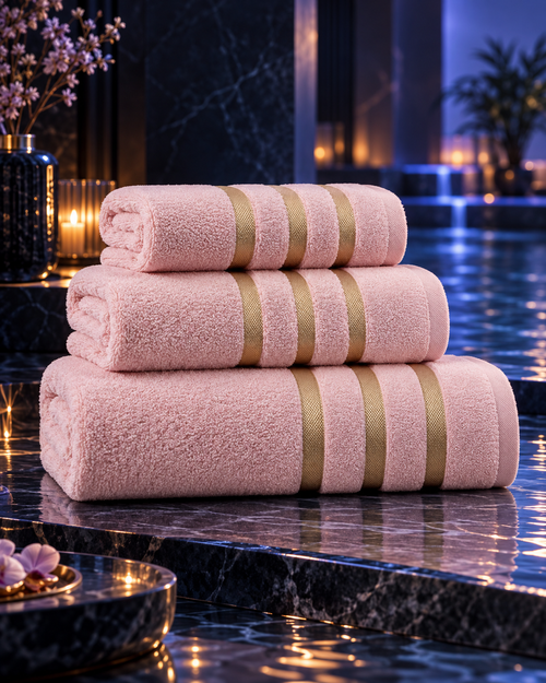 Velora™ Night Reset Towel Set | Premium 3-Piece Bath Towels